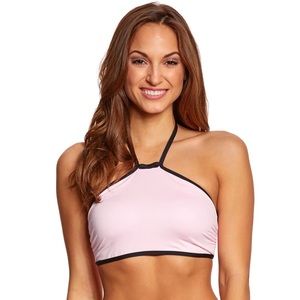 kate spade new york High Neck Bikini Top